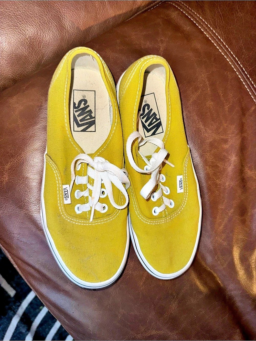 Vans Old Skool Yellow & White Sneakers